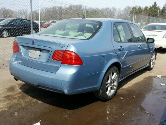 YS3ED45G583511181 - 2008 SAAB 9-5 2.3T BLUE photo 4