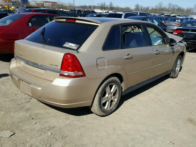 1G1ZT62895F121546 - 2005 CHEVROLET MALIBU MAX 金色 照片 4