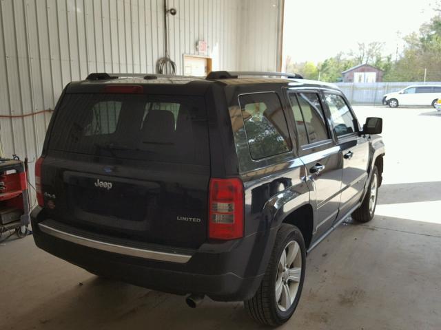 1C4NJRCB2CD635917 - 2012 JEEP PATRIOT LI BLACK photo 4