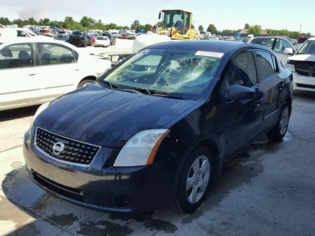 3N1AB61E68L689054 - 2008 NISSAN SENTRA 2.0 BLACK photo 2