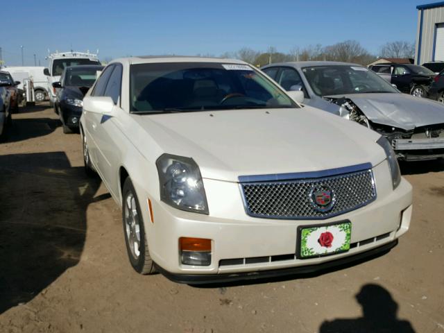 1G6DM577640191888 - 2004 CADILLAC CTS WHITE photo 1