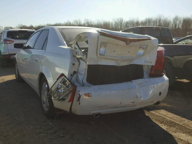 1G6DM577640191888 - 2004 CADILLAC CTS WHITE photo 3