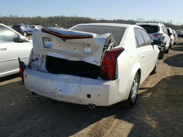 1G6DM577640191888 - 2004 CADILLAC CTS WHITE photo 4