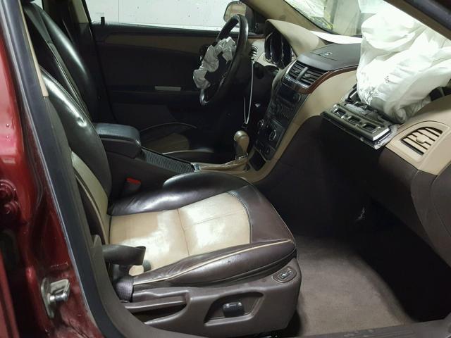1G1ZK57B69F161753 - 2009 CHEVROLET MALIBU LTZ 红色 照片 5