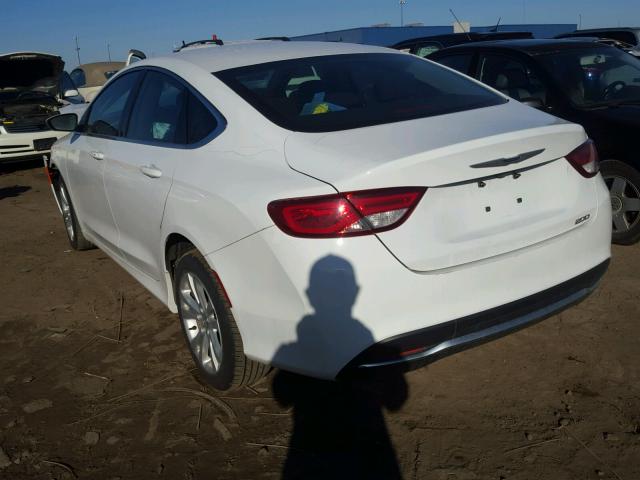 1C3CCCAB2GN129431 - 2016 CHRYSLER 200 LIMITE WHITE photo 3