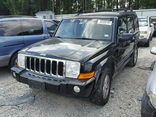 1J8HG48N86C178566 - 2006 JEEP COMMANDER BLACK photo 2