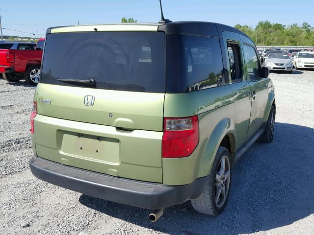 5J6YH18746L004766 - 2006 HONDA ELEMENT EX GREEN photo 4