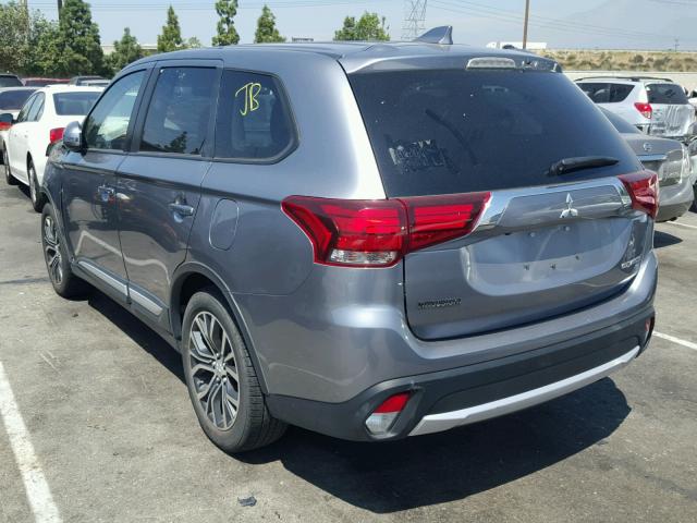 JA4AD3A3XHZ027338 - 2017 MITSUBISHI OUTLANDER GRAY photo 3