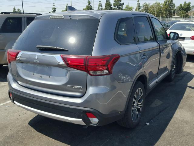 JA4AD3A3XHZ027338 - 2017 MITSUBISHI OUTLANDER GRAY photo 4