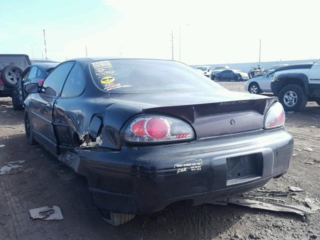 1G2WR1211YF333445 - 2000 PONTIAC GRAND PRIX BLACK photo 3