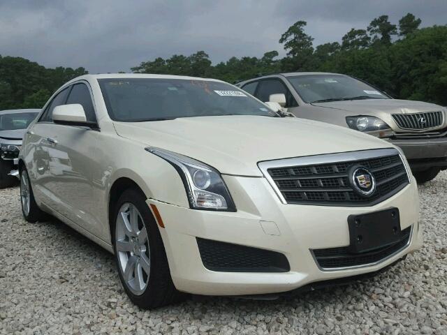 1G6AA5RA6E0118476 - 2014 CADILLAC ATS WHITE photo 1