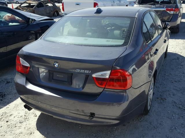 WBAVB17586NK31261 - 2006 BMW 325 I AUTO GRAY photo 4