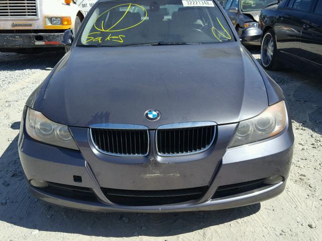 WBAVB17586NK31261 - 2006 BMW 325 I AUTO GRAY photo 9