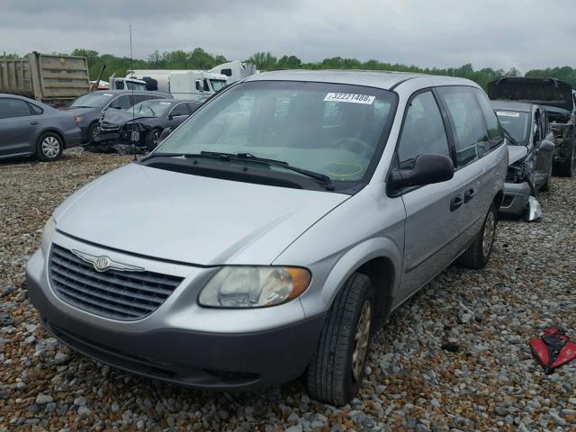 1C4GJ25B71B112463 - 2001 CHRYSLER VOYAGER SILVER photo 2