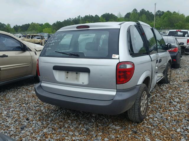 1C4GJ25B71B112463 - 2001 CHRYSLER VOYAGER SILVER photo 4