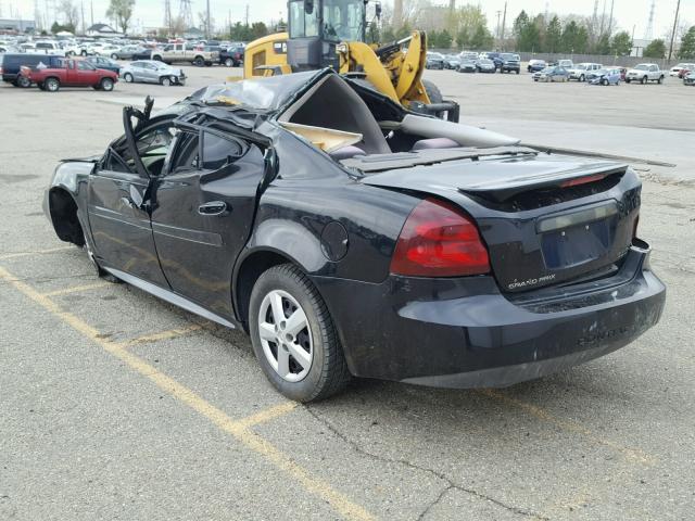 2G2WP542951321159 - 2005 PONTIAC GRAND PRIX BLACK photo 3