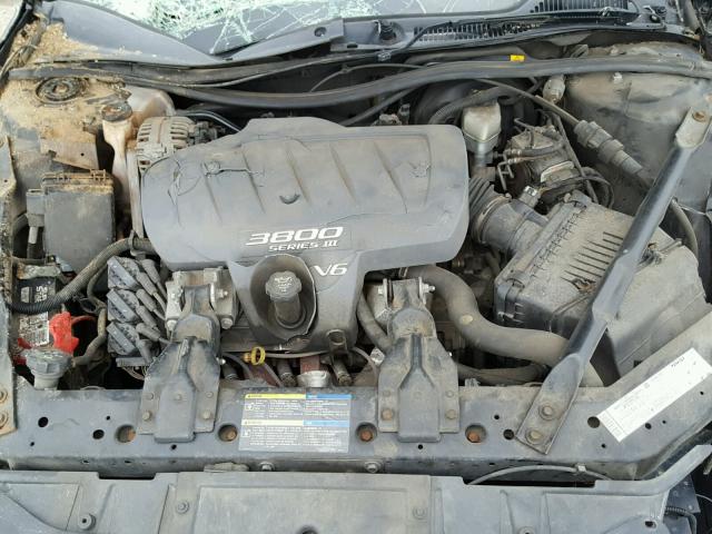 2G2WP542951321159 - 2005 PONTIAC GRAND PRIX BLACK photo 7