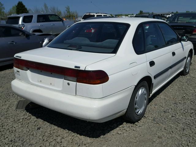 4S3BD4352W7209154 - 1998 SUBARU LEGACY L WHITE photo 4