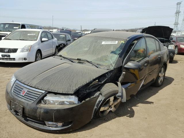 1G8AL55FX7Z167214 - 2007 SATURN ION LEVEL შავი ფოტო 2