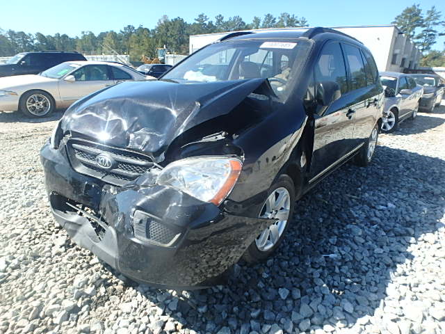 KNAFG526487146910 - 2008 KIA RONDO LX/E BLACK photo 2