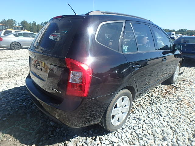 KNAFG526487146910 - 2008 KIA RONDO LX/E BLACK photo 4