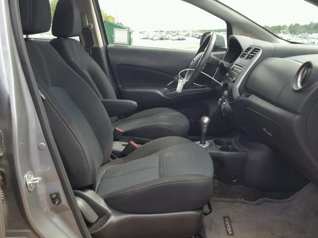 3N1CE2CPXEL416881 - 2014 NISSAN VERSA NOTE GRAY photo 5