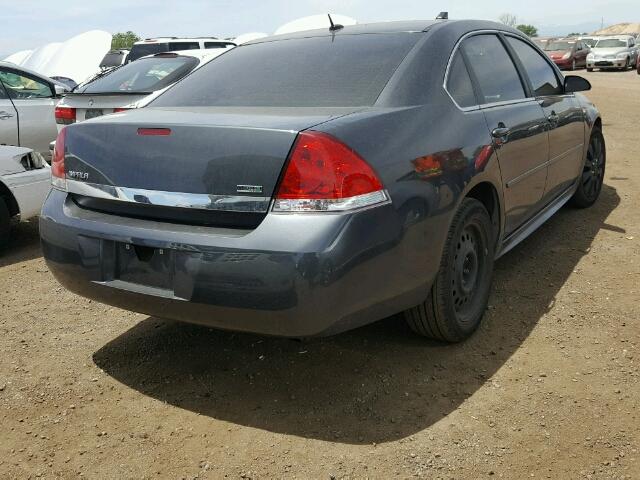 2G1WA5EK6B1164125 - 2011 CHEVROLET IMPALA LS GRAY photo 4