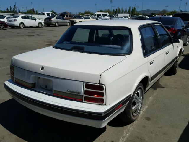1G3AL54N4M6352046 - 1991 OLDSMOBILE CUTLASS CI WHITE photo 4