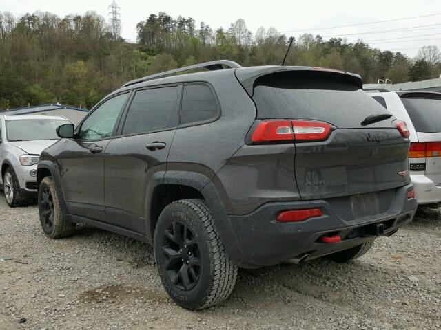 1C4PJMBS4FW544573 - 2015 JEEP CHEROKEE T GRAY photo 3