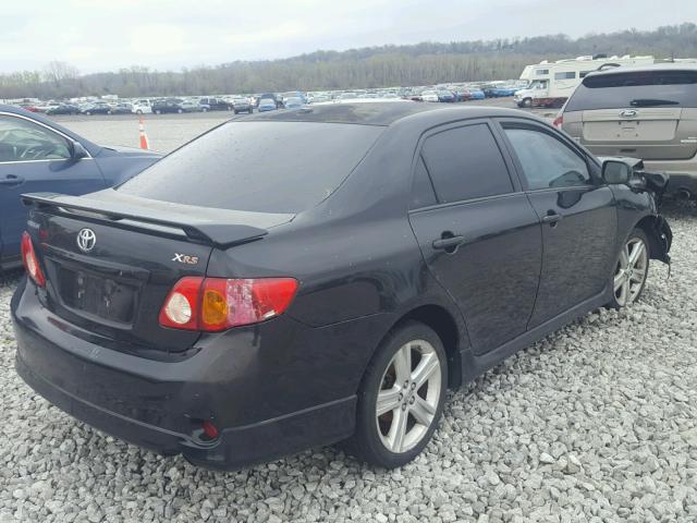 1NXBE40E69Z012474 - 2009 TOYOTA COROLLA XR 黑色 照片 4