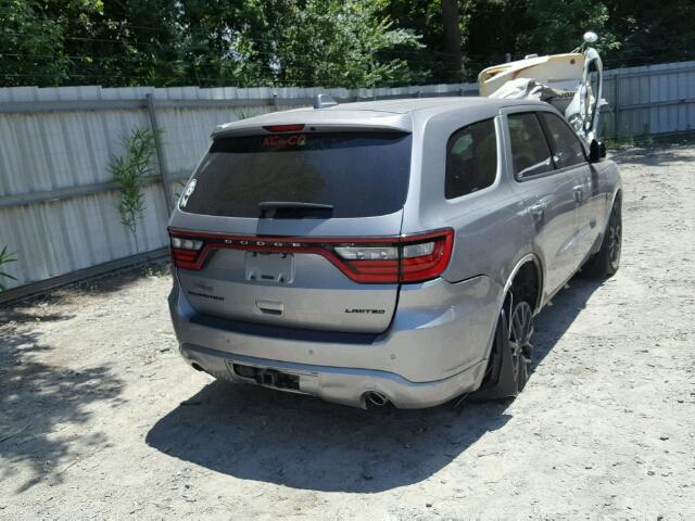 1C4RDHDG6FC139350 - 2015 DODGE DURANGO LI GRAY photo 4