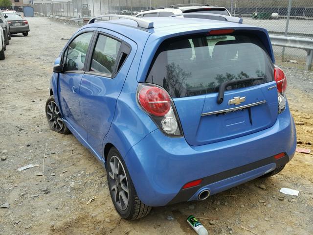 KL8CF6S97FC728408 - 2015 CHEVROLET SPARK 2LT BLUE photo 3