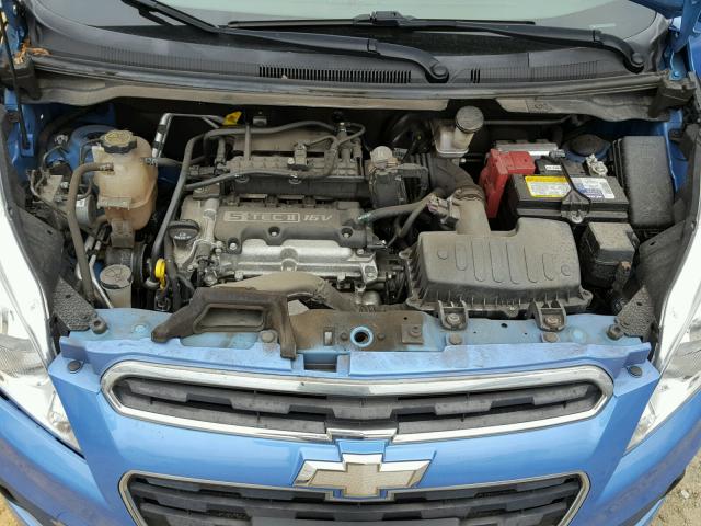 KL8CF6S97FC728408 - 2015 CHEVROLET SPARK 2LT BLUE photo 7