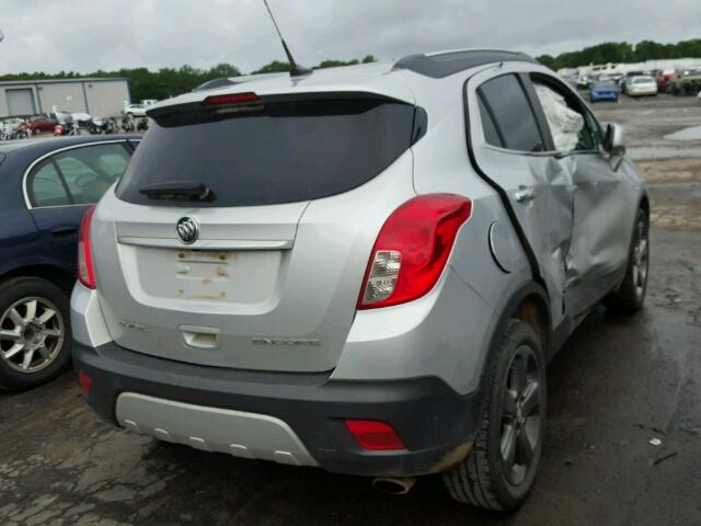 KL4CJBSB2DB055932 - 2013 BUICK ENCORE CON SILVER photo 4