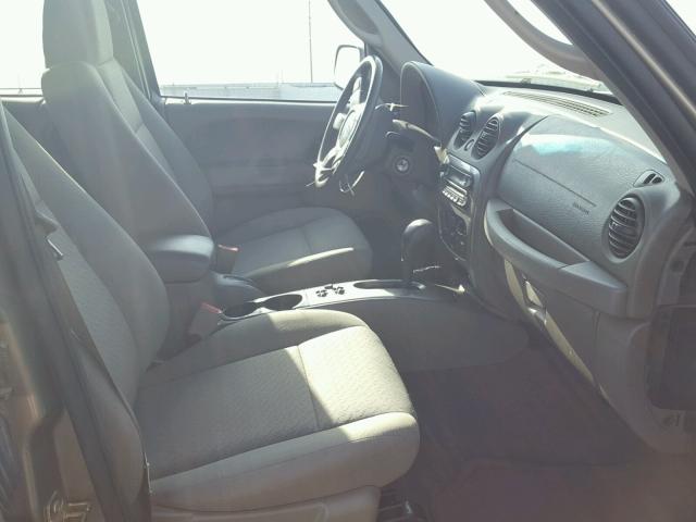 1J4GL38K35W565516 - 2005 JEEP LIBERTY RE GOLD photo 5