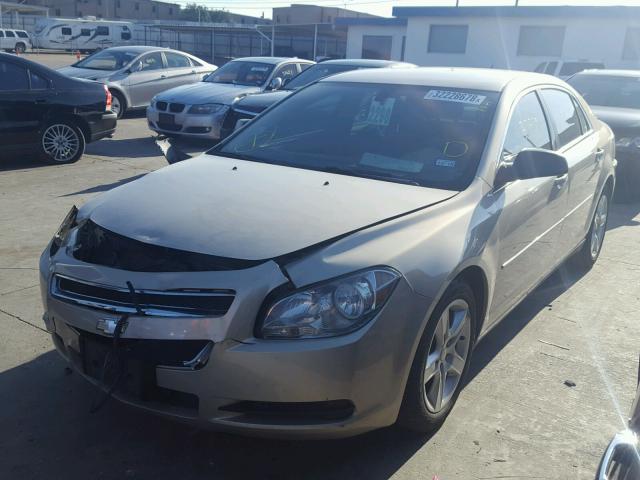 1G1ZB5EB2AF148666 - 2010 CHEVROLET MALIBU LS SILVER photo 2
