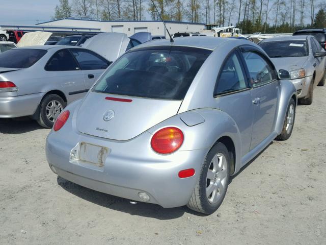 3VWDD21C13M420004 - 2003 VOLKSWAGEN NEW BEETLE GRAY photo 4