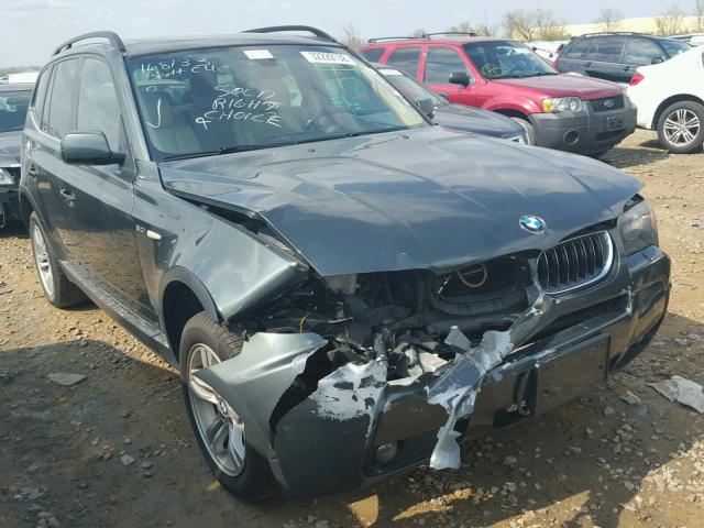 WBXPA93446WD26524 - 2006 BMW X3 3.0I GRAY photo 1