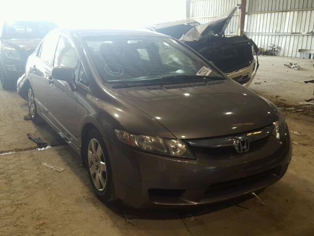 19XFA16569E019172 - 2009 HONDA CIVIC LX GRAY photo 1