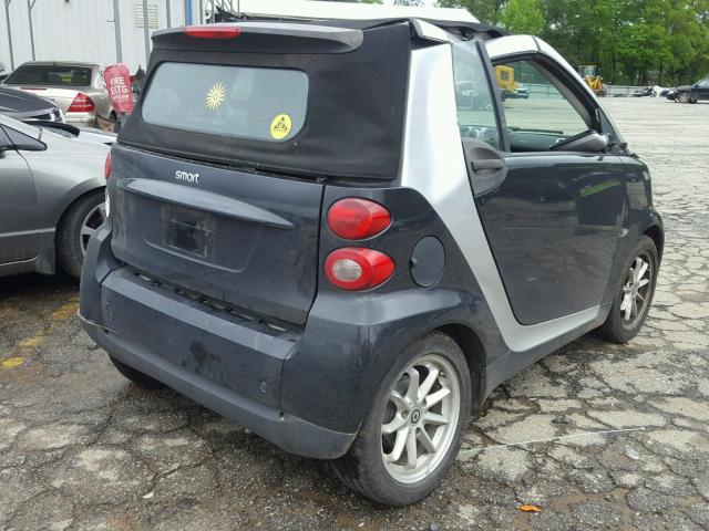 WMEEK31X69K269197 - 2009 SMART FORTWO PAS SILVER photo 4