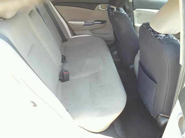 19XFB2F87DE262818 - 2013 HONDA CIVIC EX WHITE photo 6