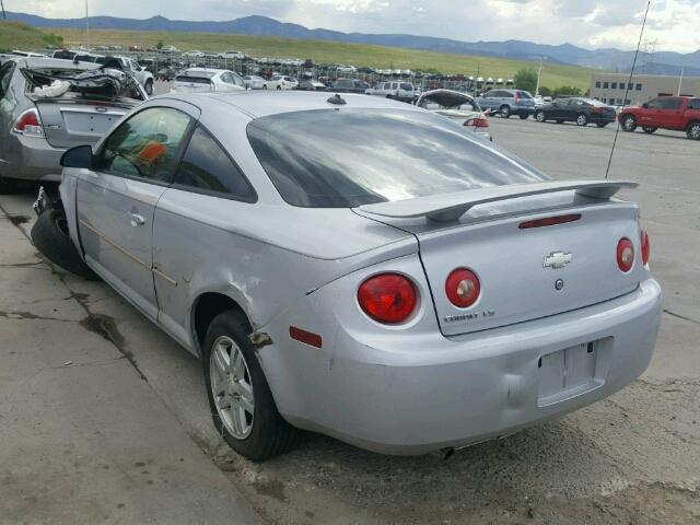 1G1AL14F857656874 - 2005 CHEVROLET COBALT SILVER photo 3