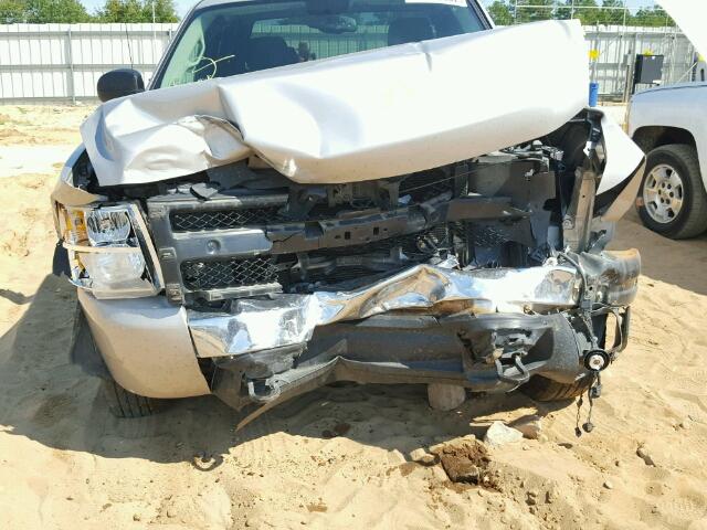 2GCEC19C881235035 - 2008 CHEVROLET SILVERADO GRAY photo 9