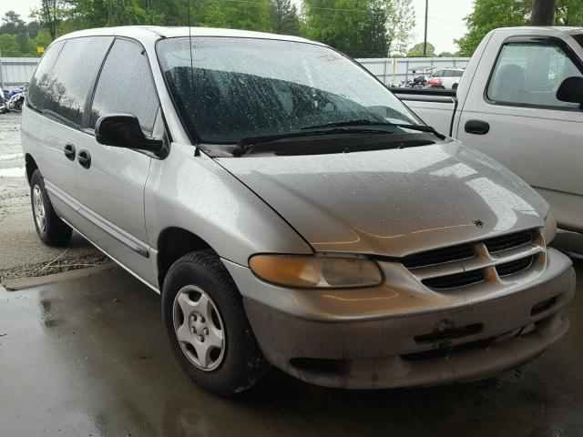 2B4GP2537YR856015 - 2000 DODGE CARAVAN SILVER photo 1