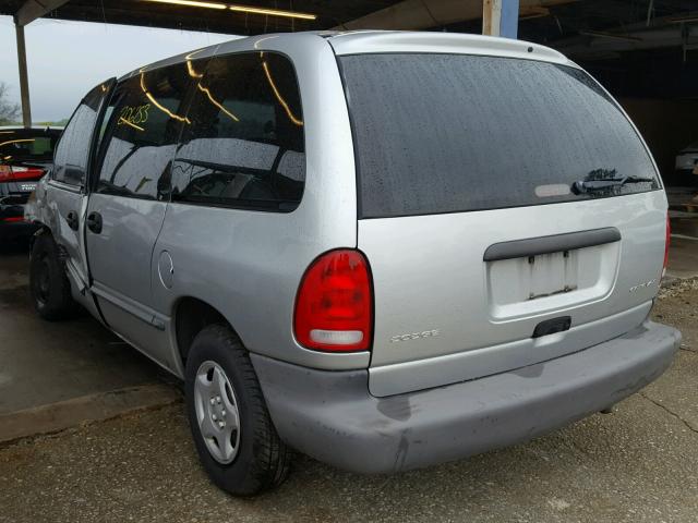 2B4GP2537YR856015 - 2000 DODGE CARAVAN SILVER photo 3