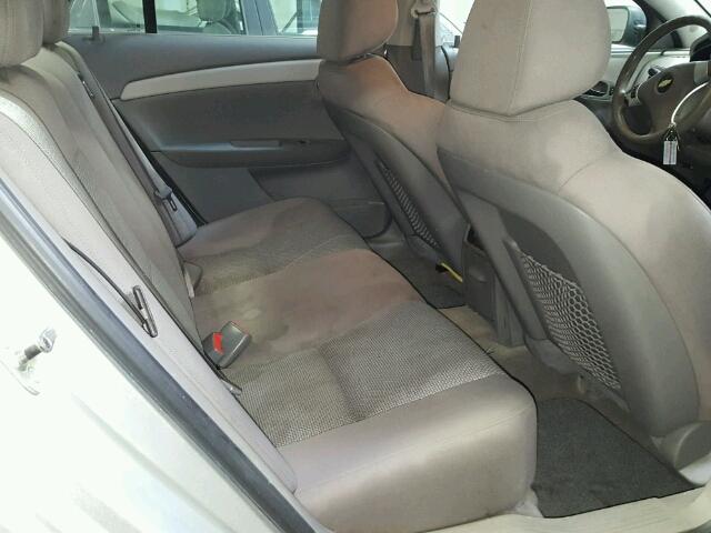 1G1ZA5EB2A4107498 - 2010 CHEVROLET MALIBU LS SILVER photo 6