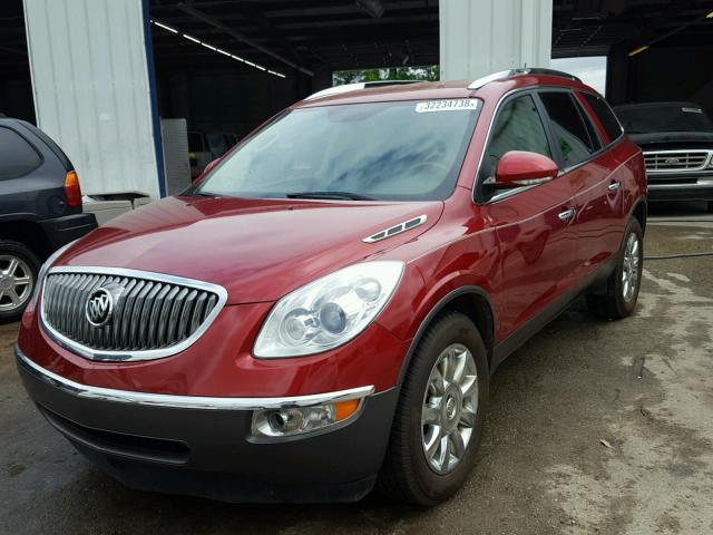 5GAKRCED7CJ360653 - 2012 BUICK ENCLAVE RED photo 2