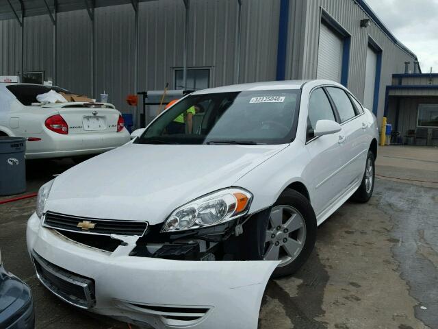 2G1WF5EK4B1142092 - 2011 CHEVROLET IMPALA LS WHITE photo 2