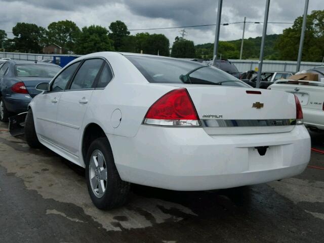 2G1WF5EK4B1142092 - 2011 CHEVROLET IMPALA LS WHITE photo 3