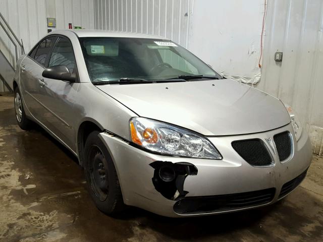 1G2ZF58B174117361 - 2007 PONTIAC G6 VALUE L SILVER photo 1